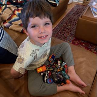 Childhood Joy on a Cozy Afternoon