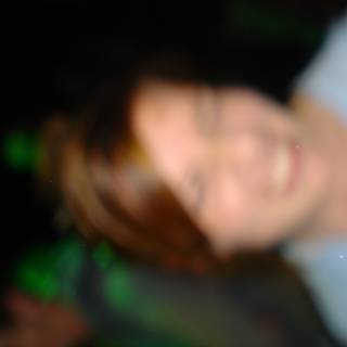 Blurry Nightclub Smile