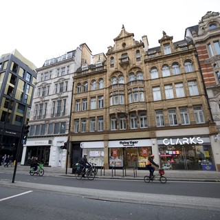 Historic Commercial Street Scene in London