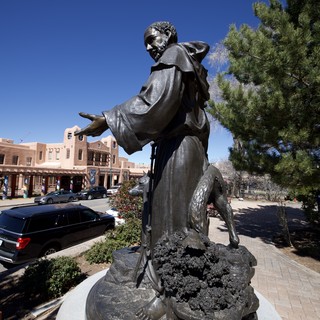 St. Francis of Assisi Bronze Statue in Santa Fe