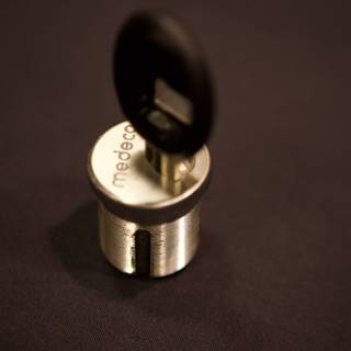 Black-Handled Key for Car