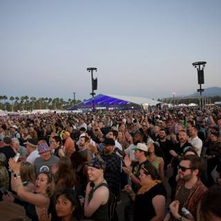 Vibrant Crowd at Coachella 2024: A Snapshot of Festival Enthusiasm