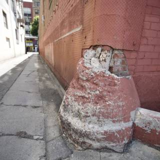 Leaning Fire Hydrant in the City