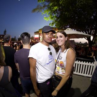 Couple Strike a Pose at FYF Fest