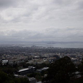 Overcast Bay View from Berkeley Hills