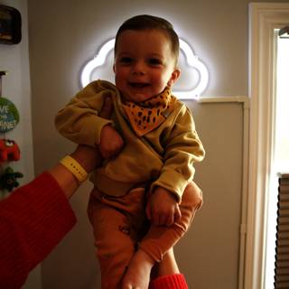 Warm Embrace: Baby Wesley at 11 Months