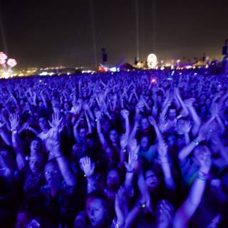 Lights and Cheers: A Coachella Crowd