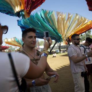 Vibrant Moments at Coachella 2024: A Candid Capture