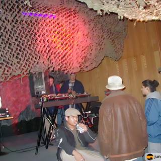 Nightclub Performance with DJ and Crowd