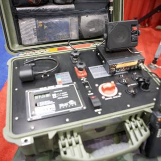 Military Case with Electronic Gear