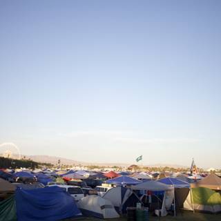 Camping Community at Coachella Festival