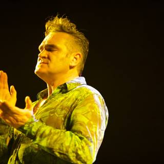 Morrissey receives a standing ovation from the crowd