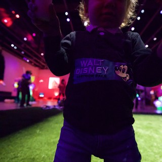 Toddler Dancing at Baby Rave Event