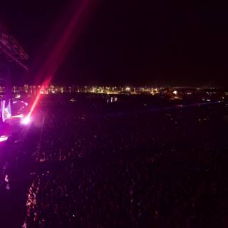 Coachella Concert Lights up the Night Sky