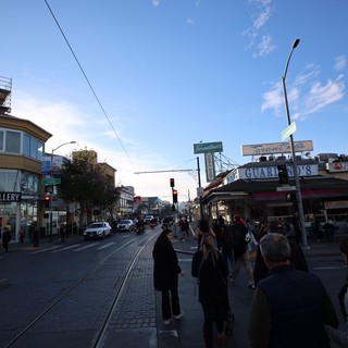 Evening Street Scene on San Francisco's Fisherman's Wharf