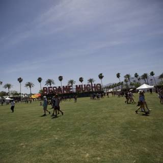 Dancing on the Grass at Coachella