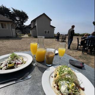 A Delicious Brunch Outdoors