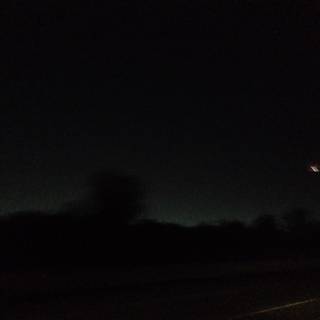 Night Drive Under Starry Sky