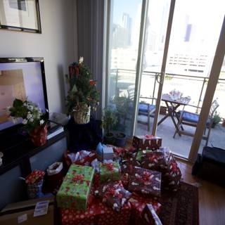A Christmas Living Room Wonderland