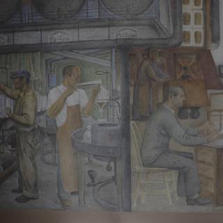 Factory Workers Mural