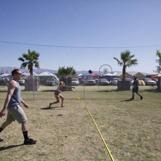 Frisbee Fun in the Coachella Sun