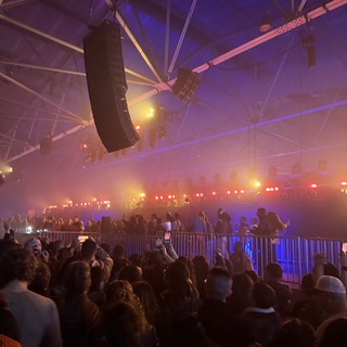 Skrillex Concert - Immersive Stage Production with Crowd
