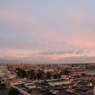 Urban Horizon at Sunset