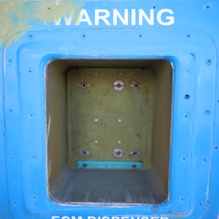 ECM Dispenser Warning Hatch Aboard USS Hornet