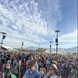 Festival Vibes Under a Cloudy Sky