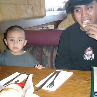 Father and Son Lunch Date
