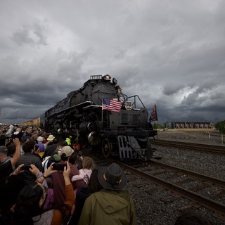 Historic Union Pacific Big Boy Locomotive Draws Massive Crowd