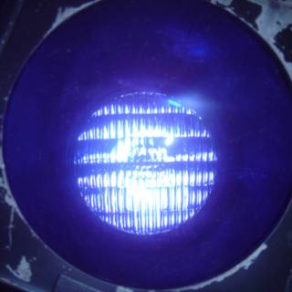 Blue Headlight in a Transportation Machine