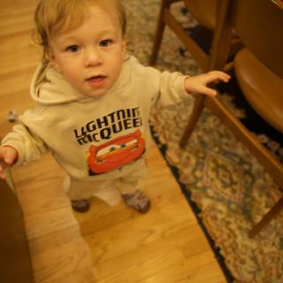 Little Explorer in the Living Room