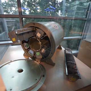 Disassembled Aerospace Component on Museum Display