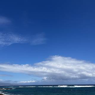 Azure Sky Over Maui's Beautiful Beach