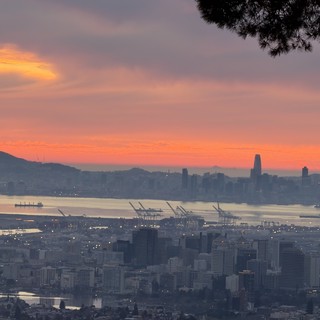 San Francisco Bay Sunset from Chabot Space and Science Center