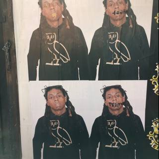 Lil Wayne and his Owl Painted Face