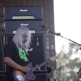 Rocking the Stage: Guitarist's Performance at FYF 2015