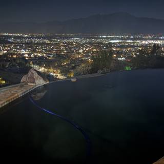 Desert Cityscape at Night
