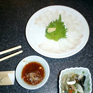 2003 japan trip blowfish dinner