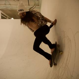 Skateboarding on the Wall