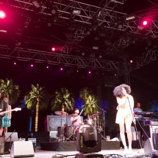 Solange rocks the Coachella stage with her band