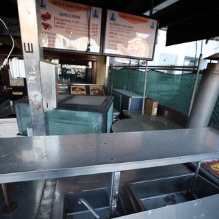 Abandoned Food Stand at Nick's Lighthouse Restaurant