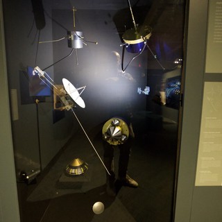 Space Exploration Satellite Models Museum Display