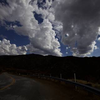 Cumulus Skies over the Angeles Crest Highway