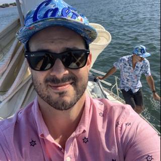Hat and Shades on a Boat