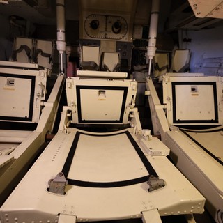 Crew Sleeping Quarters Aboard USS Hornet Aircraft Carrier