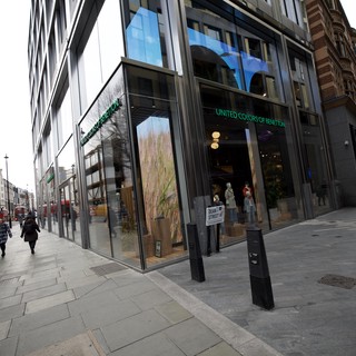 United Colors of Benetton Store on Modern Shopping Street