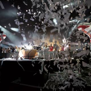 Confetti frenzy at Coachella concert