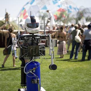 The Robotic Musician in the Crowd